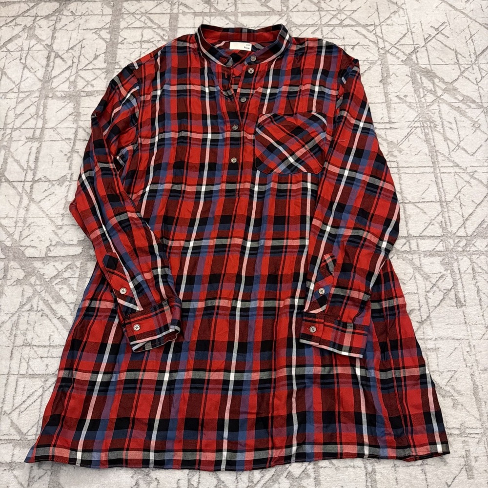Aritzia Wilfred Free‎ Daphne Plaid Button Down Top Size Small NWOT
